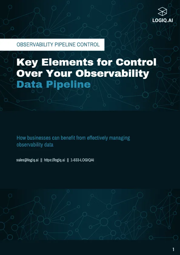Key Elements of Observability Data Pipeline Control 1 Key Elements of Observability Data Pipeline Control pdf image